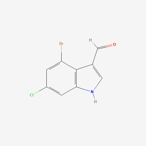 4-Bromo-6-chloro-1H-indole-3-carbaldehyde