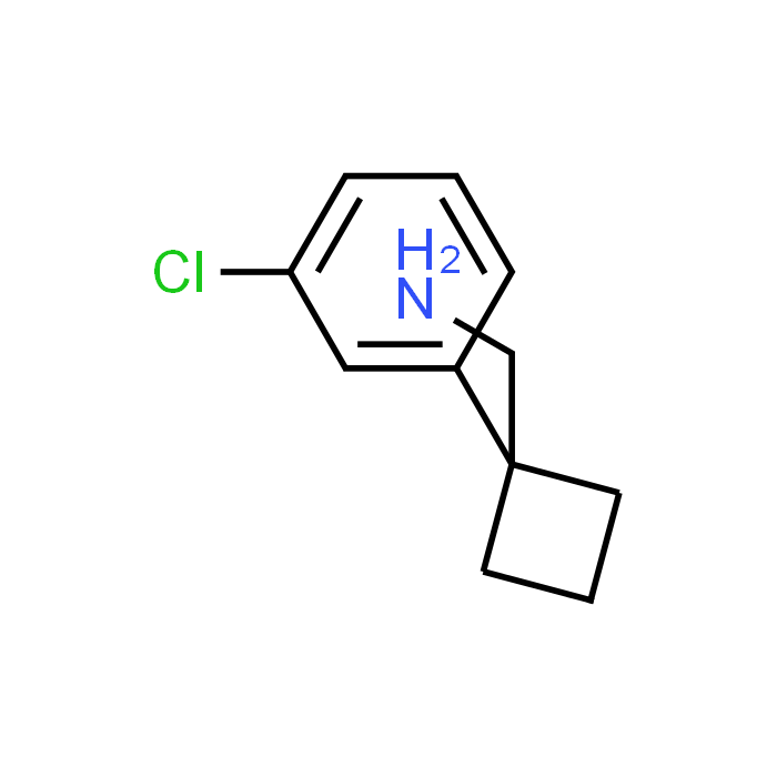 (1-(3-Chlorophenyl)cyclobutyl)methanamine