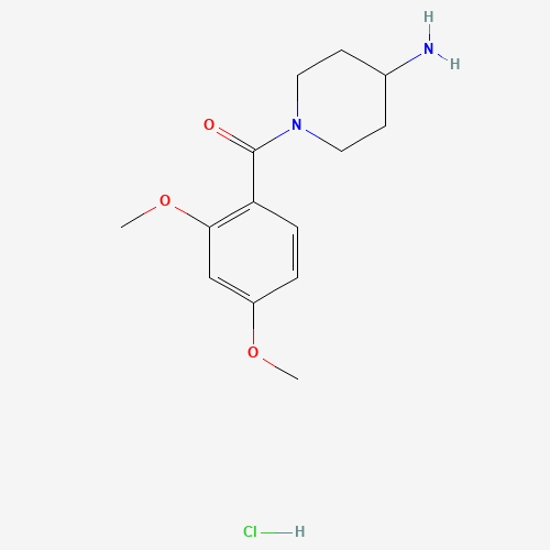 1-(2,4-Dimethoxybenzoyl)piperidin-4-amine hydrochloride