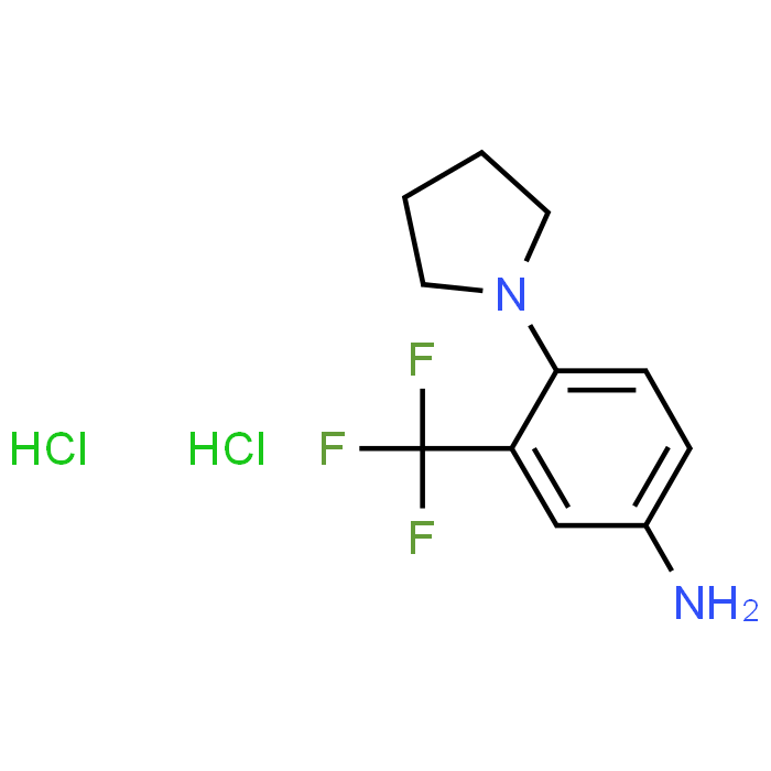 4-(Pyrrolidin-1-yl)-3-(trifluoromethyl)aniline dihydrochloride