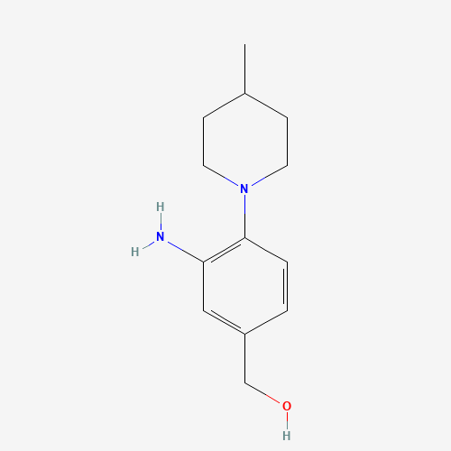 (3-Amino-4-(4-methylpiperidin-1-yl)phenyl)methanol