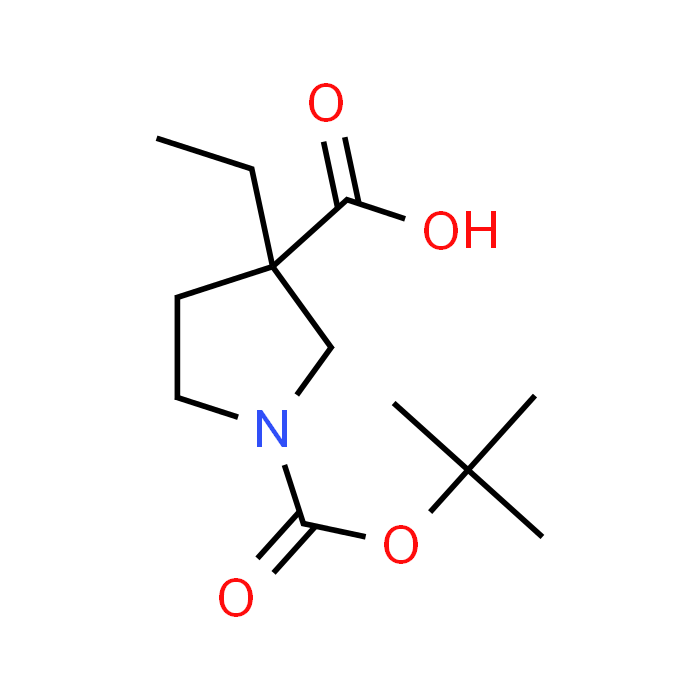1-[(tert-Butoxy)carbonyl]-3-ethylpyrrolidine-3-carboxylic acid