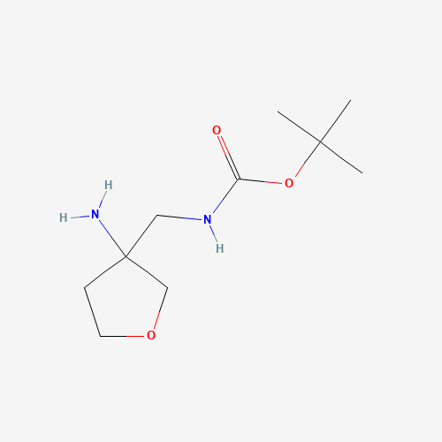 tert-Butyl ((3-aminotetrahydrofuran-3-yl)methyl)carbamate