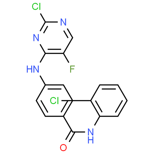 4-(2-Chloro-5-fluoropyrimidin-4-ylamino)-N-(2-chlorophenyl)benzamide