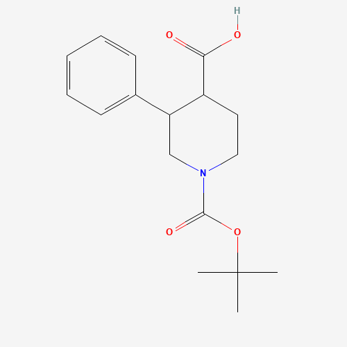 (3R,4R)-1-(tert-Butoxycarbonyl)-3-phenylpiperidine-4-carboxylic acid