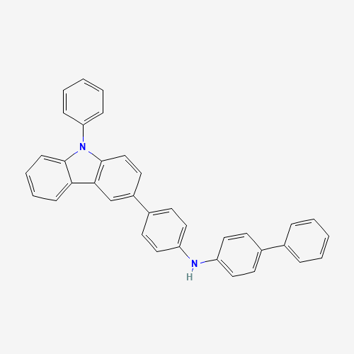 N-(4-(9-Phenyl-9H-carbazol-3-yl)phenyl)-[1,1'-biphenyl]-4-amine