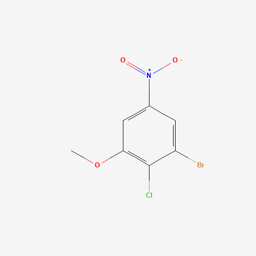 1-Bromo-2-chloro-3-methoxy-5-nitrobenzene