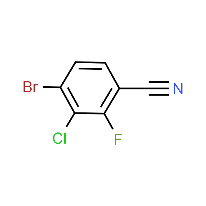 4-Bromo-3-chloro-2-fluorobenzonitrile