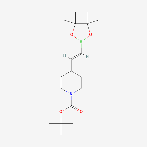 (E)-tert-Butyl 4-(2-(4,4,5,5-tetramethyl-1,3,2-dioxaborolan-2-yl)vinyl)piperidine-1-carboxylate