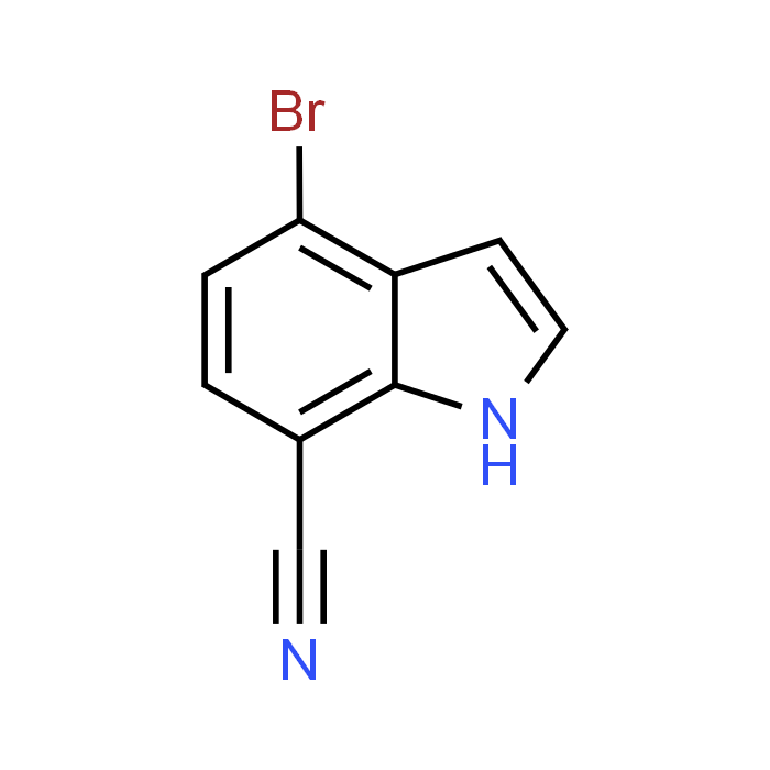 4-Bromo-1H-indole-7-carbonitrile