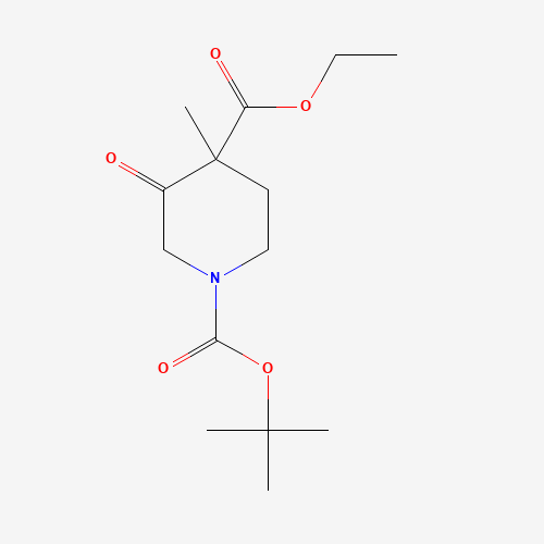 1-tert-Butyl 4-ethyl 4-methyl-3-oxopiperidine-1,4-dicarboxylate
