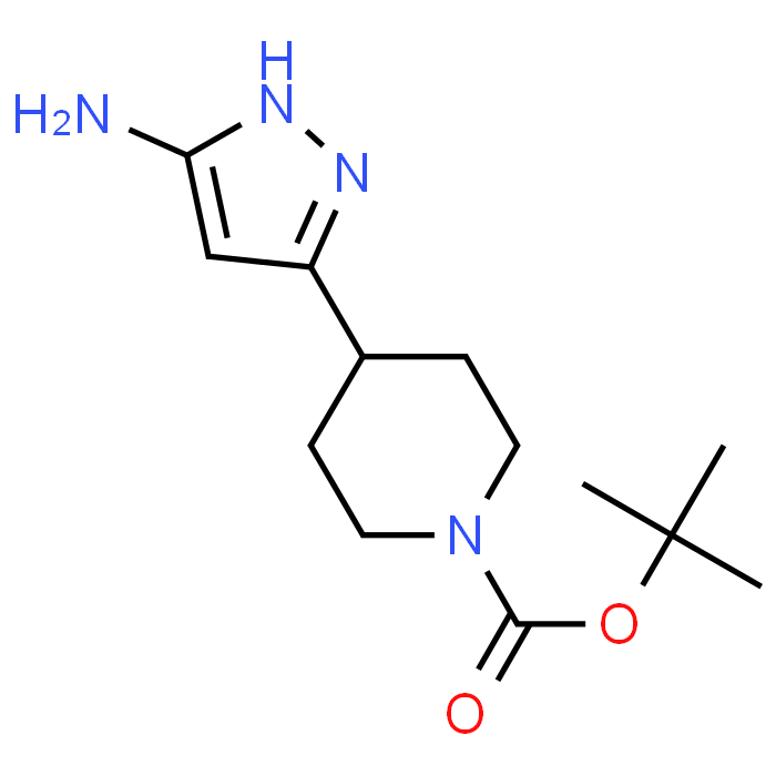 tert-Butyl 4-(5-amino-1H-pyrazol-3-yl)piperidine-1-carboxylate