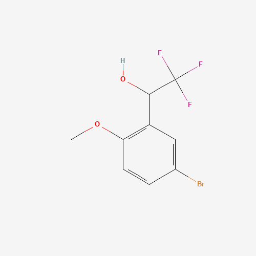 1-(5-Bromo-2-methoxyphenyl)-2,2,2-trifluoroethan-1-ol