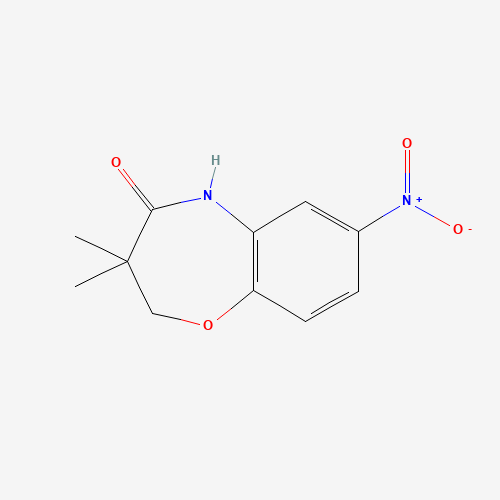 3,3-Dimethyl-7-nitro-2,3-dihydro-1,5-benzoxazepin-4(5H)-one