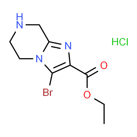 Ethyl 3-bromo-5,6,7,8-tetrahydroimidazo[1,2-a]pyrazine-2-carboxylate hydrochloride