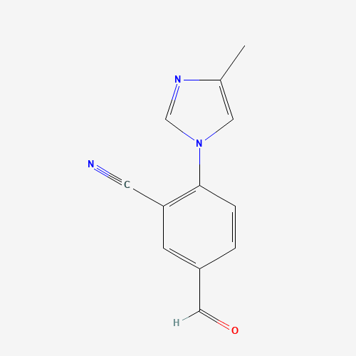 5-Formyl-2-(4-methyl-1H-imidazol-1-yl)benzonitrile