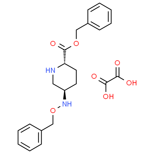 (2S,5R)-Benzyl 5-((benzyloxy)amino)piperidine-2-carboxylate oxalate