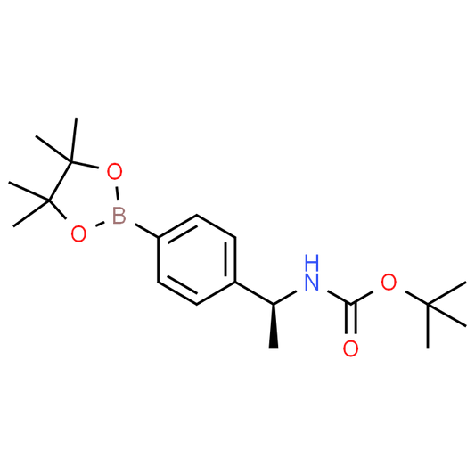 (S)-tert-Butyl (1-(4-(4,4,5,5-tetramethyl-1,3,2-dioxaborolan-2-yl)phenyl)ethyl)carbamate