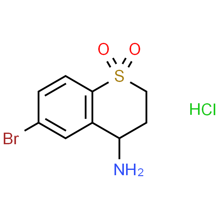 4-Amino-6-bromothiochroman 1,1-dioxide hydrochloride