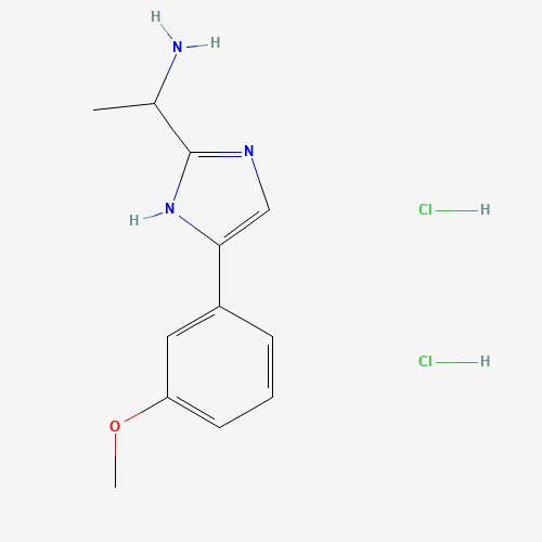 1-[4-(3-Methoxyphenyl)-1H-imidazol-2-yl]ethan-1-amine dihydrochloride