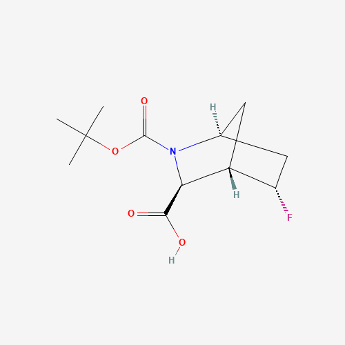 (1S,3S,4S,5S)-2-(tert-Butoxycarbonyl)-5-fluoro-2-azabicyclo[2.2.1]heptane-3-carboxylic acid