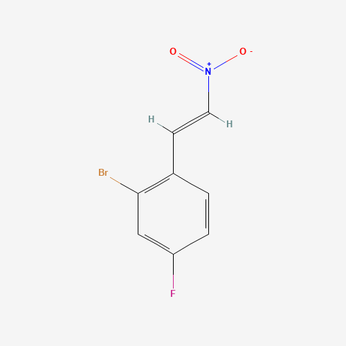 2-Bromo-4-fluoro-1-(2-nitrovinyl)benzene