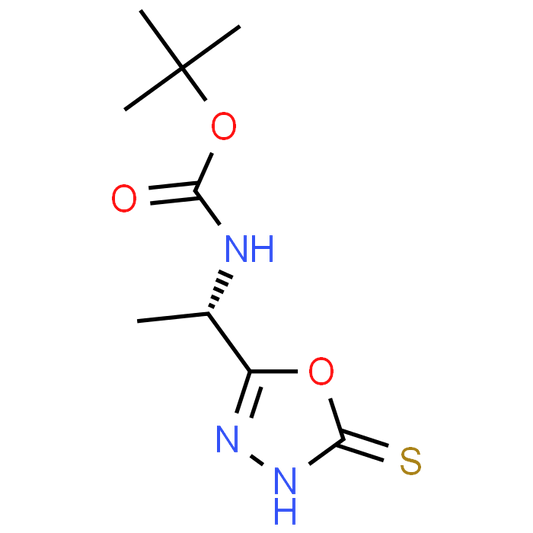 (S)-tert-Butyl (1-(5-mercapto-1,3,4-oxadiazol-2-yl)ethyl)carbamate