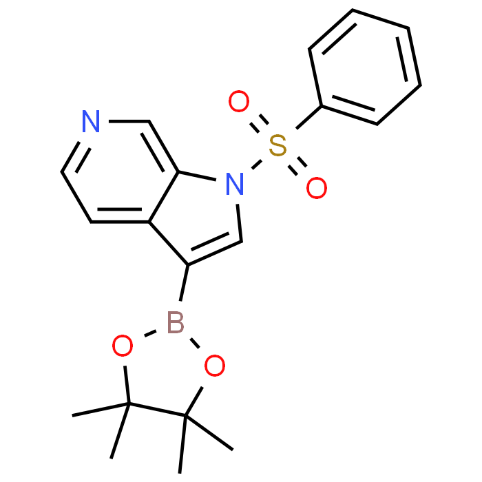 1-(Phenylsulfonyl)-3-(4,4,5,5-tetramethyl-1,3,2-dioxaborolan-2-yl)-1H-pyrrolo[2,3-c]pyridine