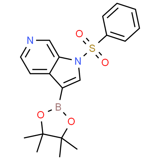 1-(Phenylsulfonyl)-3-(4,4,5,5-tetramethyl-1,3,2-dioxaborolan-2-yl)-1H-pyrrolo[2,3-c]pyridine