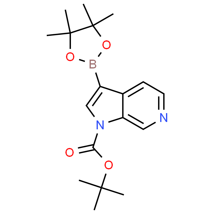 tert-Butyl 3-(4,4,5,5-tetramethyl-1,3,2-dioxaborolan-2-yl)-1H-pyrrolo[2,3-c]pyridine-1-carboxylate
