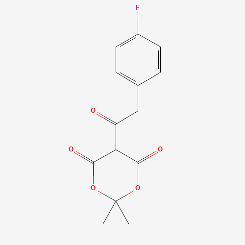5-(2-(4-Fluorophenyl)acetyl)-2,2-dimethyl-1,3-dioxane-4,6-dione