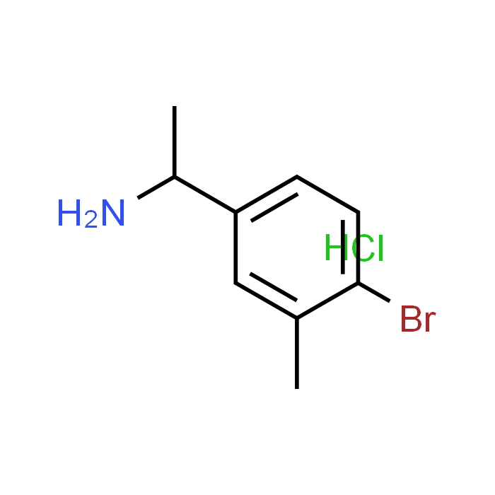 1-(4-Bromo-3-methylphenyl)ethan-1-amine hcl