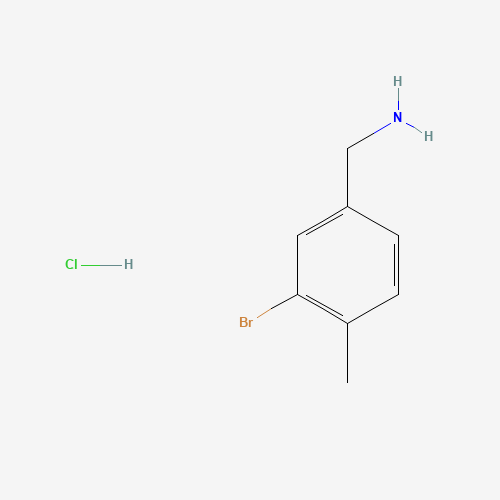 (3-Bromo-4-methylphenyl)methanamine hydrochloride