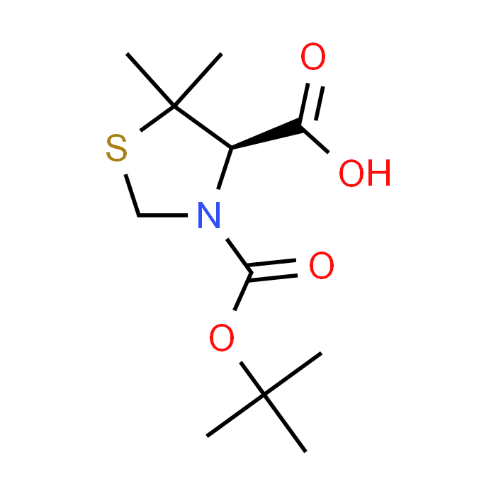 (R)-3-(tert-Butoxycarbonyl)-5,5-dimethylthiazolidine-4-carboxylic acid