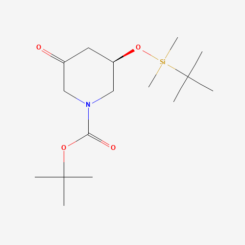 (R)-tert-Butyl 3-((tert-butyldimethylsilyl)oxy)-5-oxopiperidine-1-carboxylate
