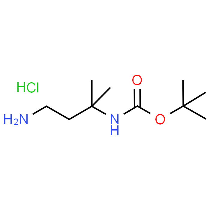 tert-Butyl (4-amino-2-methylbutan-2-yl)carbamate hydrochloride