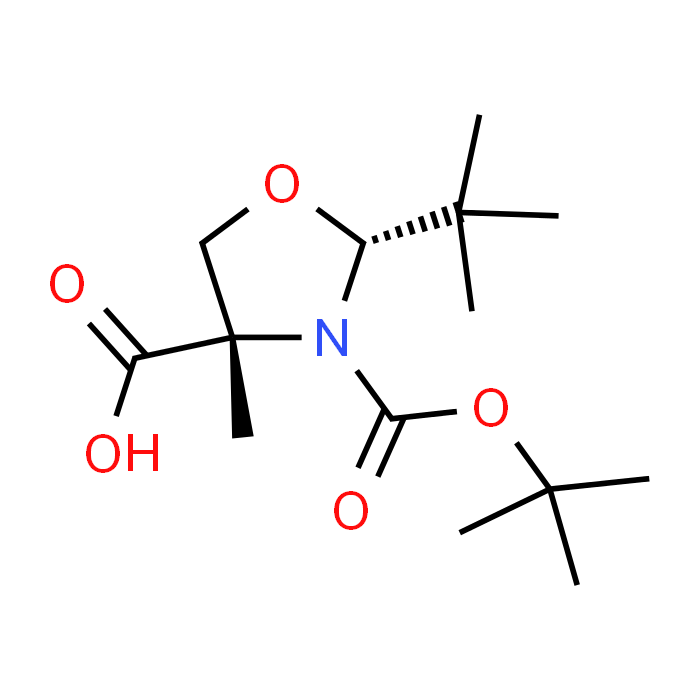 (2R,4S)-3-(tert-Butoxycarbonyl)-2-(tert-butyl)-4-methyloxazolidine-4-carboxylic acid