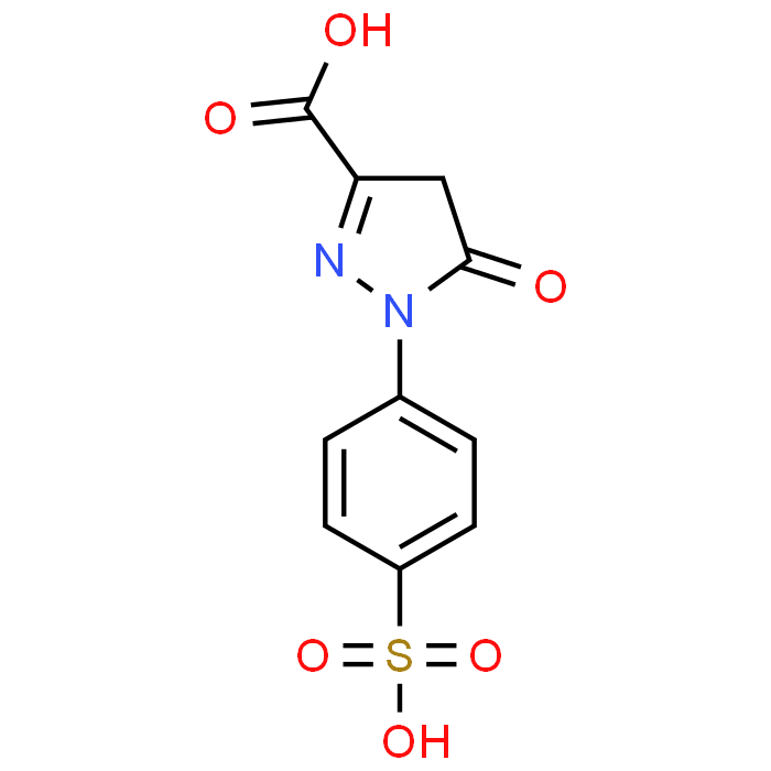 5-Oxo-1-(4-sulfophenyl)-4,5-dihydro-1H-pyrazole-3-carboxylic acid