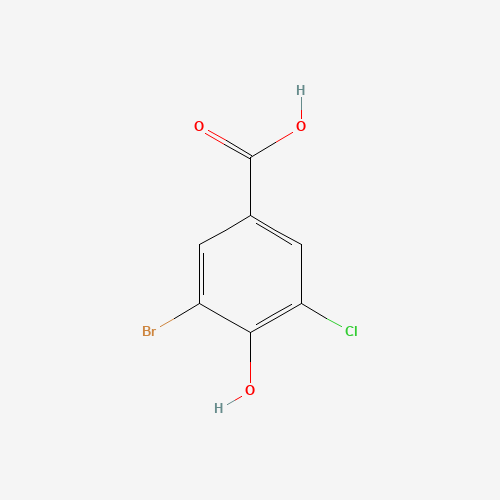 3-Bromo-5-chloro-4-hydroxybenzoic acid