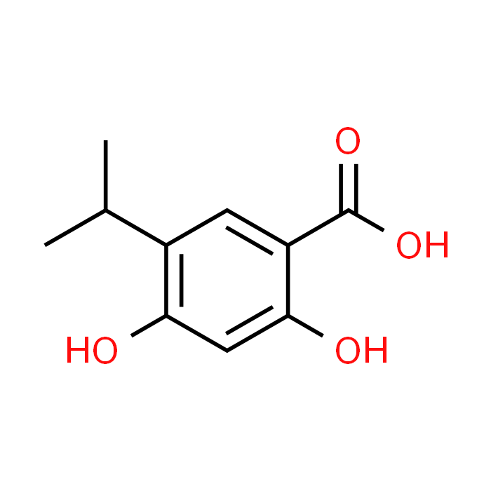 2,4-Dihydroxy-5-isopropylbenzoic acid