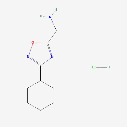 (3-Cyclohexyl-1,2,4-oxadiazol-5-yl)methanamine hydrochloride