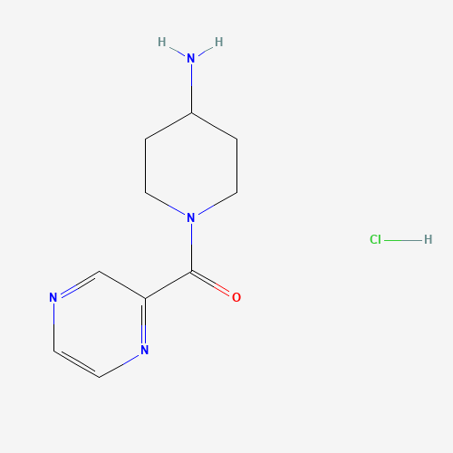 (4-Aminopiperidin-1-yl)(pyrazin-2-yl)methanone hydrochloride
