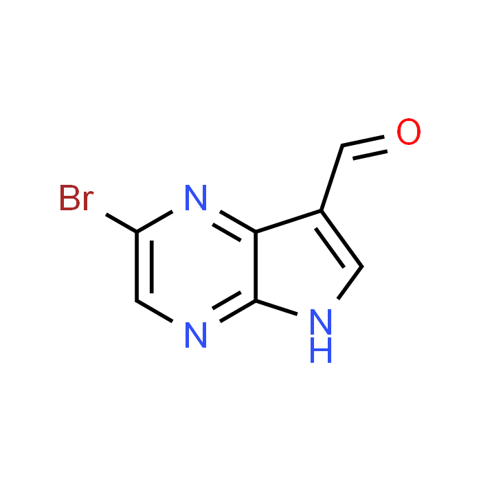 2-Bromo-5H-pyrrolo[2,3-b]pyrazine-7-carbaldehyde