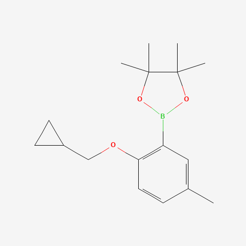 2-(2-(Cyclopropylmethoxy)-5-methylphenyl)-4,4,5,5-tetramethyl-1,3,2-dioxaborolane