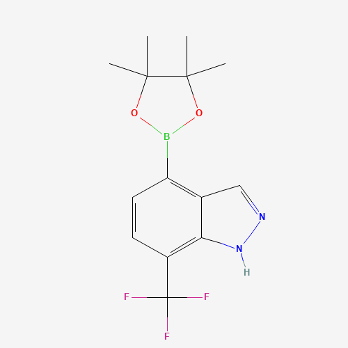 4-(4,4,5,5-Tetramethyl-1,3,2-dioxaborolan-2-yl)-7-(trifluoromethyl)-1H-indazole