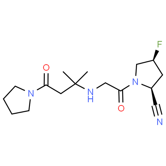 (2S,4S)-4-Fluoro-1-((2-methyl-4-oxo-4-(pyrrolidin-1-yl)butan-2-yl)glycyl)pyrrolidine-2-carbonitrile