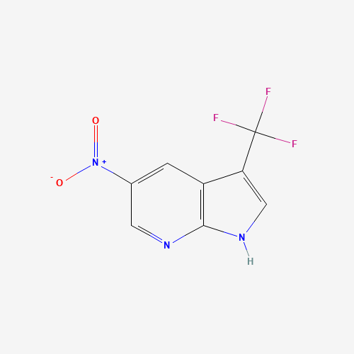 5-Nitro-3-(trifluoromethyl)-1H-pyrrolo[2,3-b]pyridine