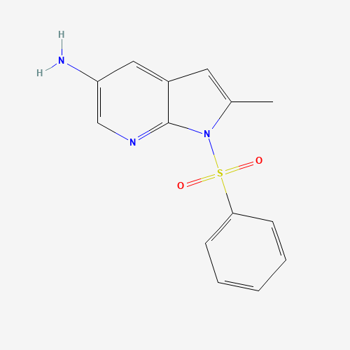 2-Methyl-1-(phenylsulfonyl)-1H-pyrrolo[2,3-b]pyridin-5-amine