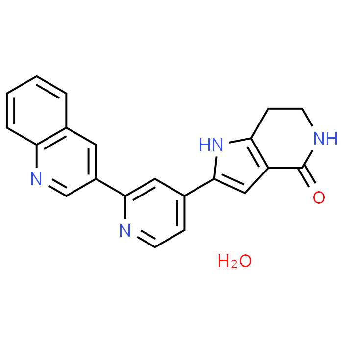 2-(2-(Quinolin-3-yl)pyridin-4-yl)-6,7-dihydro-1H-pyrrolo[3,2-c]pyridin-4(5H)-one hydrate