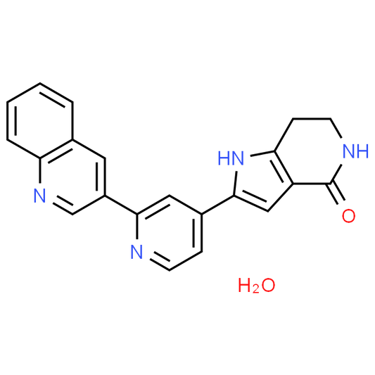 2-(2-(Quinolin-3-yl)pyridin-4-yl)-6,7-dihydro-1H-pyrrolo[3,2-c]pyridin-4(5H)-one hydrate